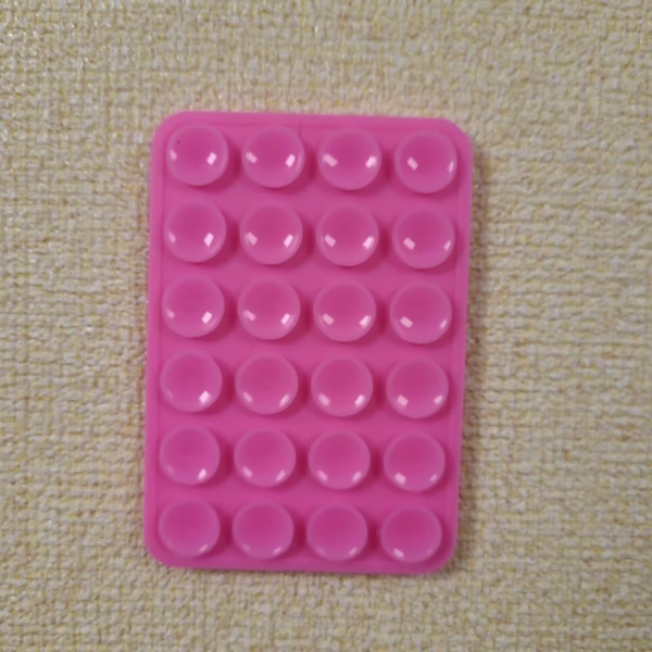Double-Sided Silicone Suction Phone Holder – Stick, Hold & Glow! - Image 2